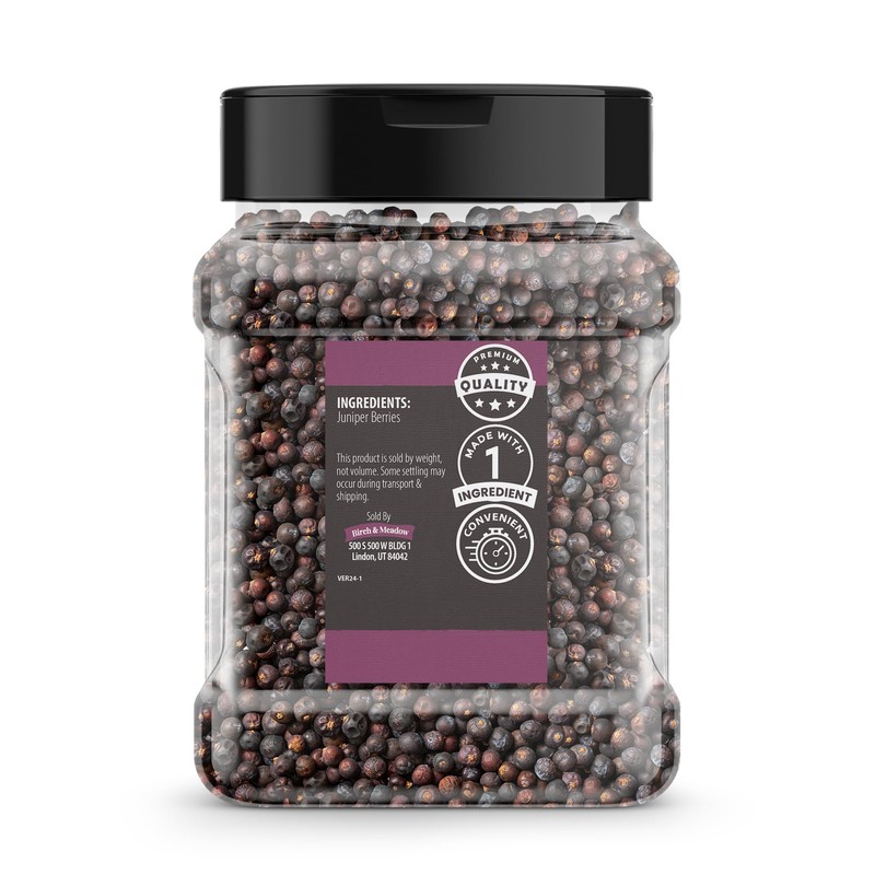 Birch & Meadow Juniper Berries, 5.6 oz, Whole, Herbaceous, Strong