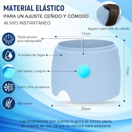 Gorro Migraña Envoltura Hielo Dolores Cabeza Ojos Hinchados
