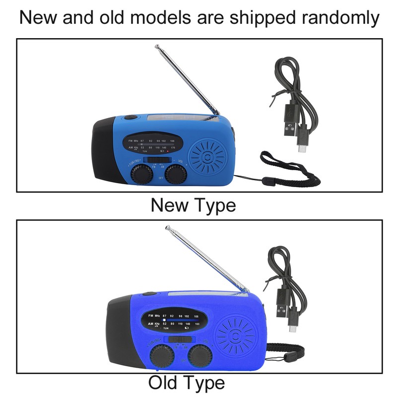 Hand Crank Solar Radio Multifunctional Emergency Radio LED Radio with