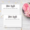 Antgiftshop 50 Date Night Ideas Cards, Wedding Advice Cards for