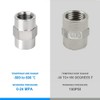 ERGAOBOY 2 Pcs 1/8" BSP Female Thread X 1/8" BSP