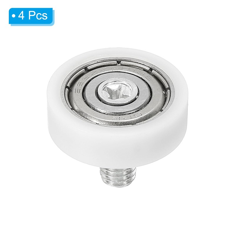 PATIKIL 22 mm Drawer Castors, Pack of 4 Plastic Drawer