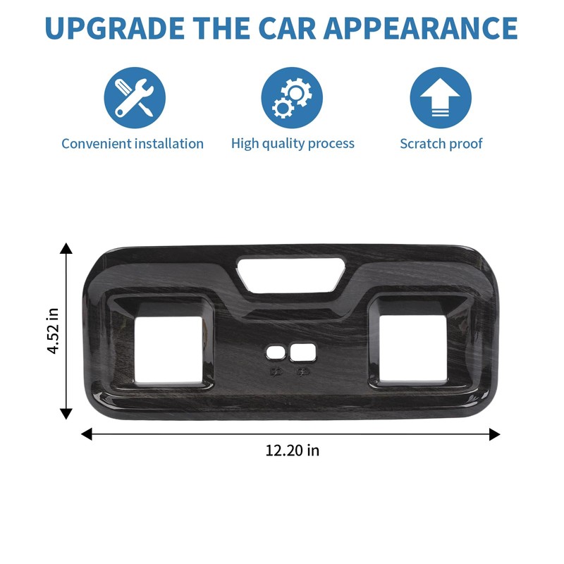 PDKLIN for Silverado Rear Air AC Vent Cover Trim for