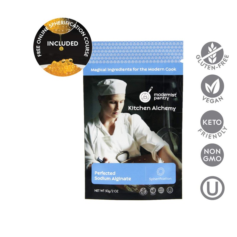 Perfected Sodium Alginate ⊘ Non-GMO Vegan OU Kosher Certified -