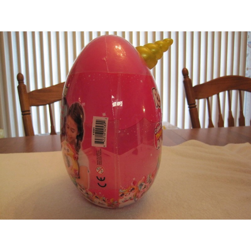 ZURU 2018 ZURU RAINBOCORNS SILVER SEQUIN SURPRISE YELLOW HORN--NEW--FAC