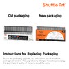 Shuttle Art Rollerball Pens, 25 Pack (21 Black, 2 Blue,