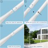 Street Light Pole 13Ft for Outdoor Lighting, Solar Street Light