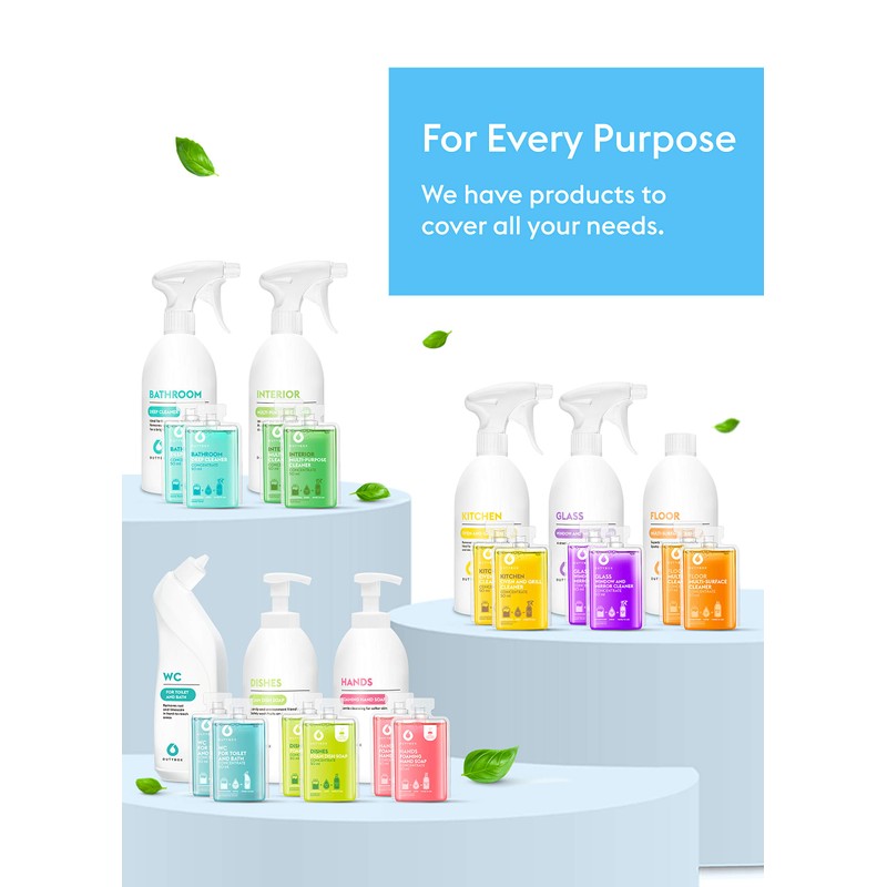 DutyBox Concentrated Kitchen Cleaner, 6 Capsule Packs, Kitchen Cleaner, Alkaline-Free