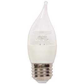 Westinghouse 3314600 Flame Tip CA11 Dimmable LED Energy Star Light Bulb with Medium Base, 5W, Warm White
