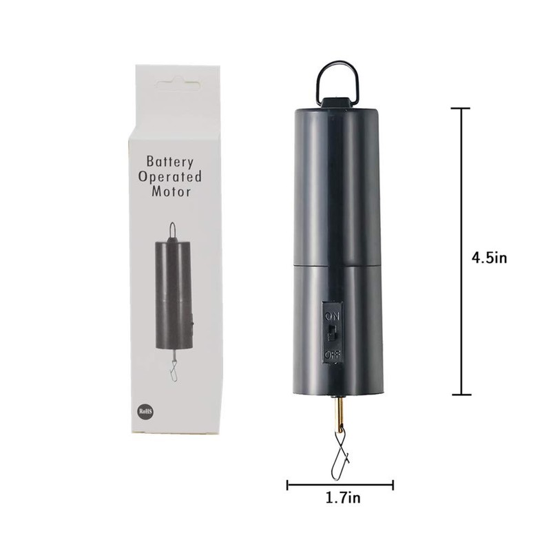 FENELY Wind Spinner Motor Battery Operated for Hanging Display Yard