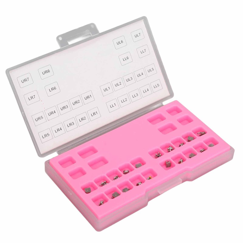 20PCS Teeth Brackets 0.022in 345 Hooks Highly Polished Professional Tooth