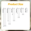 10pcs Necklace Extender Chains, 5 Sizes Bracelet Extender with Double