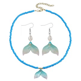 CATOR Choker necklace women's surfer necklace ethnic shell chain boho jewellery choker necklace white with beach earrings