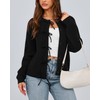 BTFBM Cardigan Sweaters for Women Trendy 2025 Fall Open Front
