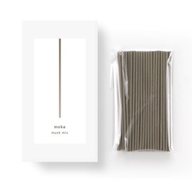Orlando Short Type Incense, Moka (White Musk x Rosewood), Incense, Aroma, Approx. 50 Sticks, Made in Japan, Awaji Island, Good Scent, Relaxed, Mini