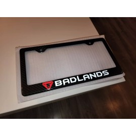 Badlands Bronco Badlands Carbon Fiber License Plate Frame 100% Carbon Fiber