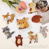 Framendino, 8 Pack Forest Animal Iron on Patches Set Squirrel