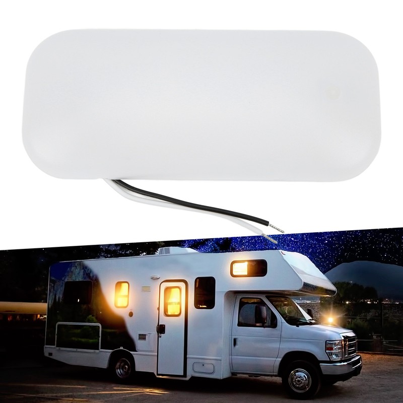 RV Ceiling Light LED 500LM 12V 6000K White Car Interior