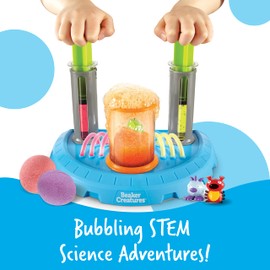 Learning Resources Beaker Creatures Liquid Reactor Super Lab - STEM Toys, Science Classroom Must Haves Activities , Physics and Chemistry Set, Homeschool Supplies, Birthday Gift for Boys and Girls