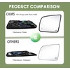Driver Side Replacement Mirror Glass - Compatible with Toyota Vehicles