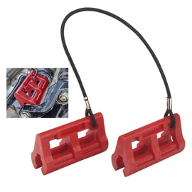 4 Inch Outboard Motor Steering, Hydraulic Stabilizer for Trailering, Motor Transport Security, ABS Material (RED)
