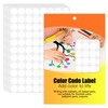 1320PCS Color Coding Labels (15 Sheets) - 3/4 Inch White