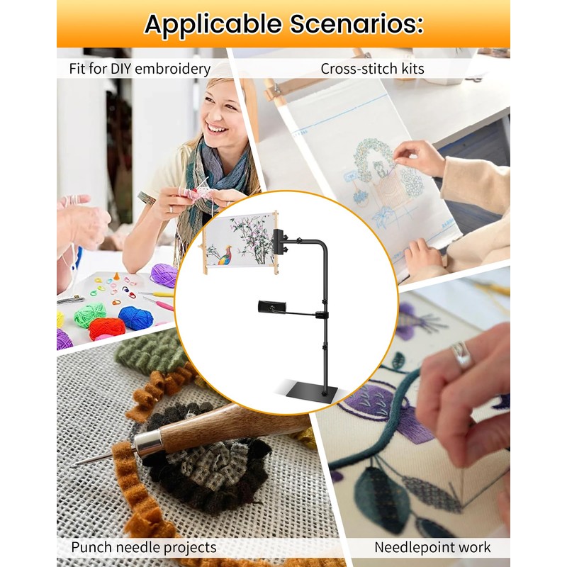 Seekdesi Work Stand Fit For Lowery with Side Clamp, 360°
