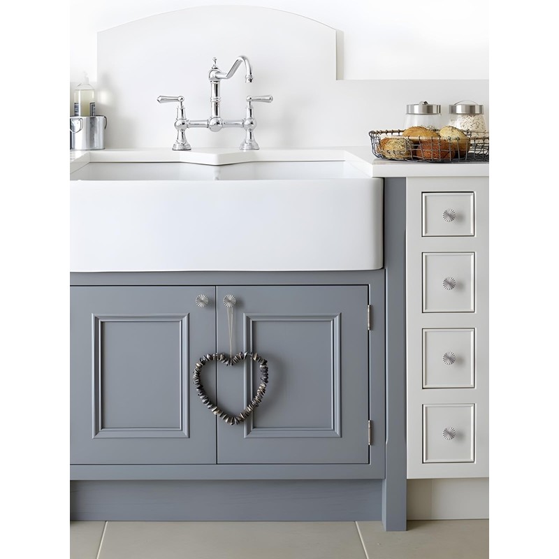 SORWDUERM 2 Pack Brushed Nickel Cabinet Knobs Satin Nickel Kitchen