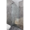 LukLoy Fixed Glass Support Bracket Stabilizer Brace, Frameless Glass to