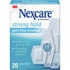 SM Nexcare Strong Hold Pain Free Removal Bandages, Assorted, 20ct