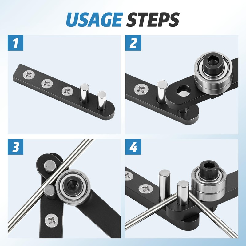 Manual Rod Bender, Rebar bender, 1/5''(5mm)