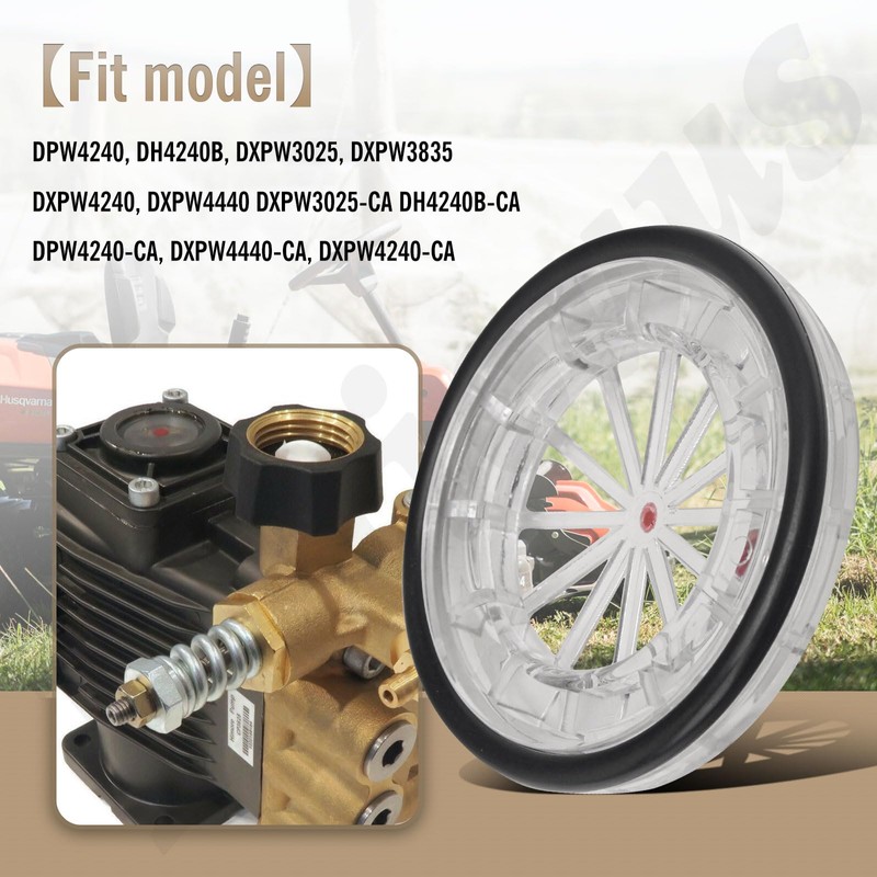 5140114-67 Pressure Washer Pump Glass Oil Cover & O-Ring Kit