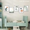 Dazzlewall 6Pcs Boho Sage Green Nursery Wall Art Prints, Cute
