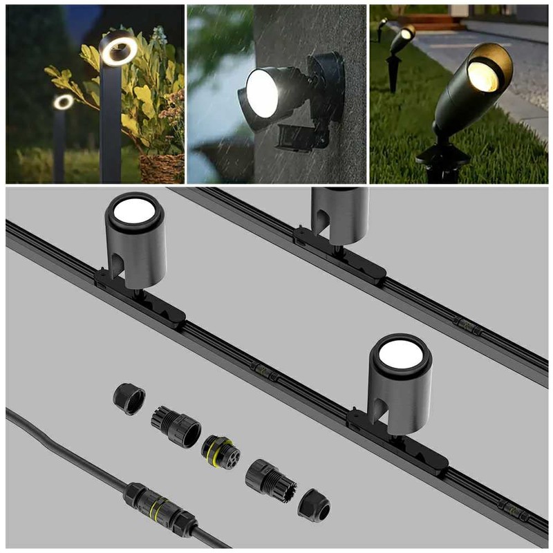 4 Pin IP68 Outdoor Waterproof Electrical Wire Connector for 5-12mm