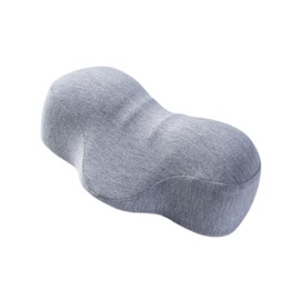 Perfeclan Small Neck Support Pillow,Posture Correct Device Relax,Tension Muscle Relief,Neck and Shoulder Relaxer,Cervical Traction Device, light grey