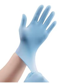 Gedikum Nitrile Disposable Gloves, Powder-Free, Latex-Free, 10 Pairs/Box, Blue Nitrile Gloves, Available in Sizes XS, S, M, L, XL & XXL (S)