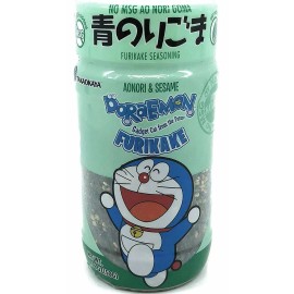 Takaokaya Japan Doraemon Furikake "Aonori & Seasame" and "Veggie Mix" Rice Seasoning Mix