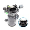 koolehaoda 360° Mini Panoramic Tripod Head Metal Clamp Compatible with
