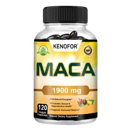 Cápsulas De Maca Orgánica Tricolor Kenofor De 1900 Mg