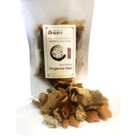 Unbranded Preserved Dried Sweet and Sour Candied Fruit Snacks 8 oz - Tangerine Peel (9 Made)