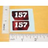 Tonka Tiny Tonka Racing #157 Pickup Truck Door Graphic Replacement