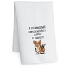 Corgi Kitchen Dish Towels Gift for Women Mom Corgi Lovers,