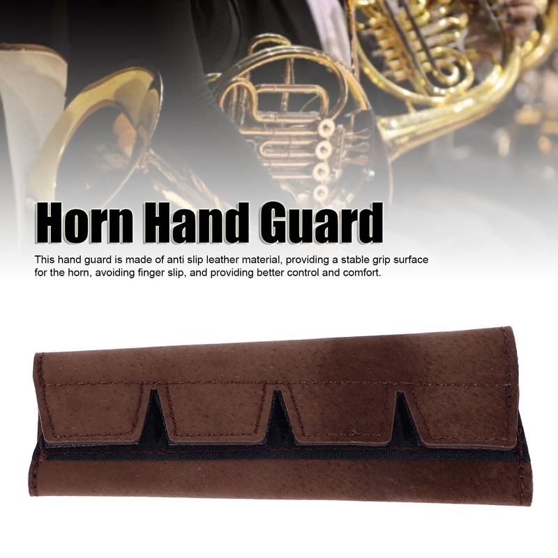 French Horn Hand Guard Leather Anti Slip Protector Handle Wrap