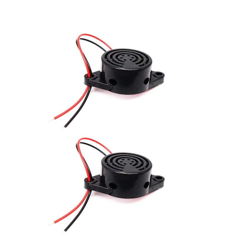 SQXBK 5PCS Active Piezo Buzzer 24V 3015 Adjustable Volume High