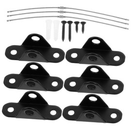 3 Sets Furniture Anchors For Baby Proofing,Anti Tip Furniture Anchors Safety Dresser Anchors To Wall Earthquake Straps Furniture Anti Tip Kit For Baby Proofing Furniture Hardware Accessories