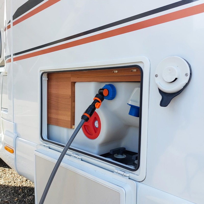 MaJoCompTec® Watertwin Water Tank Filling Adapter | Motorhome Caravan Water