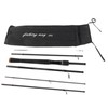 7.9ft Fishing Rod Portable 6 Sections Carbon Fiber Lightweight Fishing