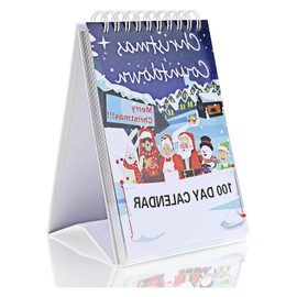 100 Day Christmas Countdown Calendar 2025, 100 Days of Counting Down,Advent Calendar for Kids, Count Down Calendars for Home Office Room Decor