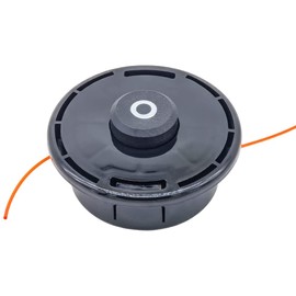 SWNKDG Line Head M10 x 1.25 Left with Automatic Tip Grass Trimmer Head Mowing Head Double Thread Head Thread Spool Nylon Thread for Petrol Brush Cutter Brush Cutter