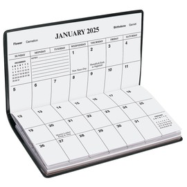 2 Year Planner Calendar Refill - Pocket Sized Calendar Insert - Ideal for Purses, Briefcases, or Backpacks – 6 ¾ inches x 3 5/8 inches